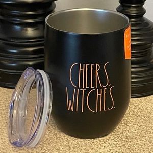 NWT Rae Dunn CHEERS WITCHES Insulated Stainless Steel Wine Tumbler